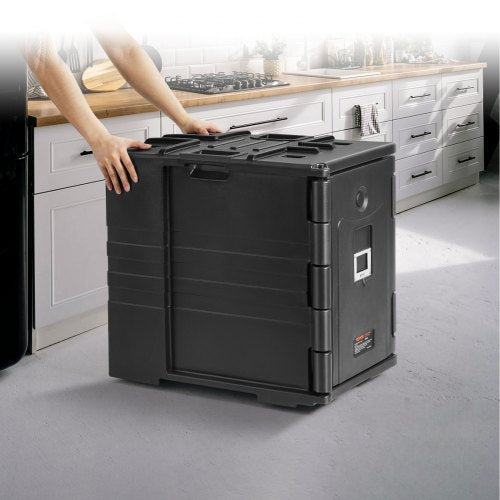 VEVOR Insulated Food Carrier 82 Qt Hot Box LLDPE Food Pan Stackable Warmer