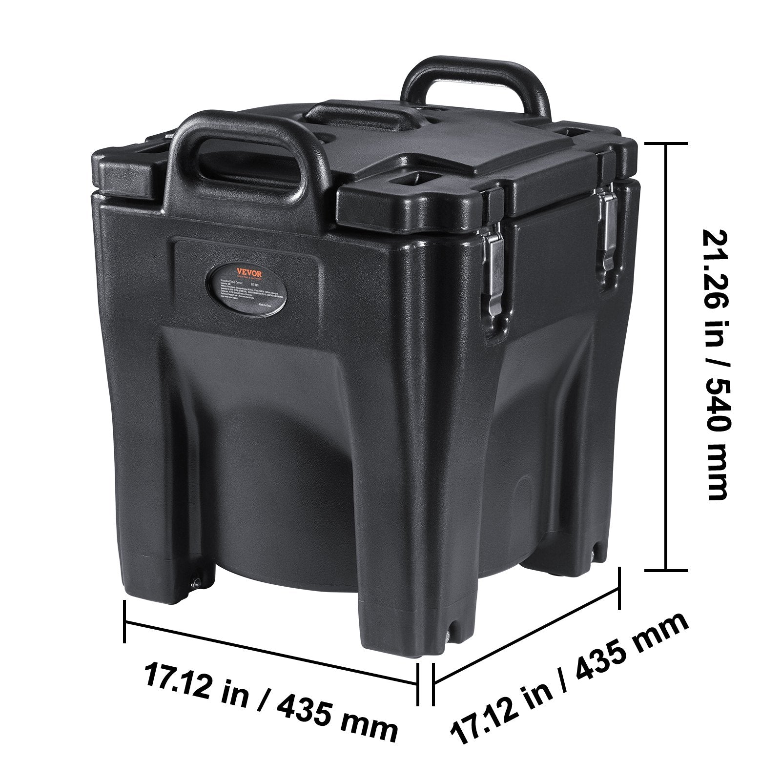 Insulated Food Carrier 30L Stackable Stainless Steel Hot Box Catering Warmer