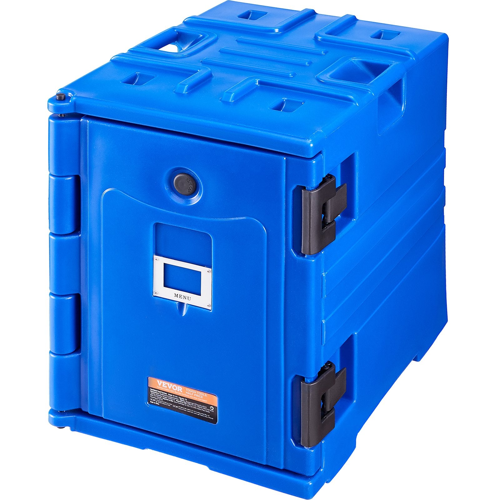 Insulated Food Pan Carrier, 90L Hot Box for Catering, Front Loading Food Warmer