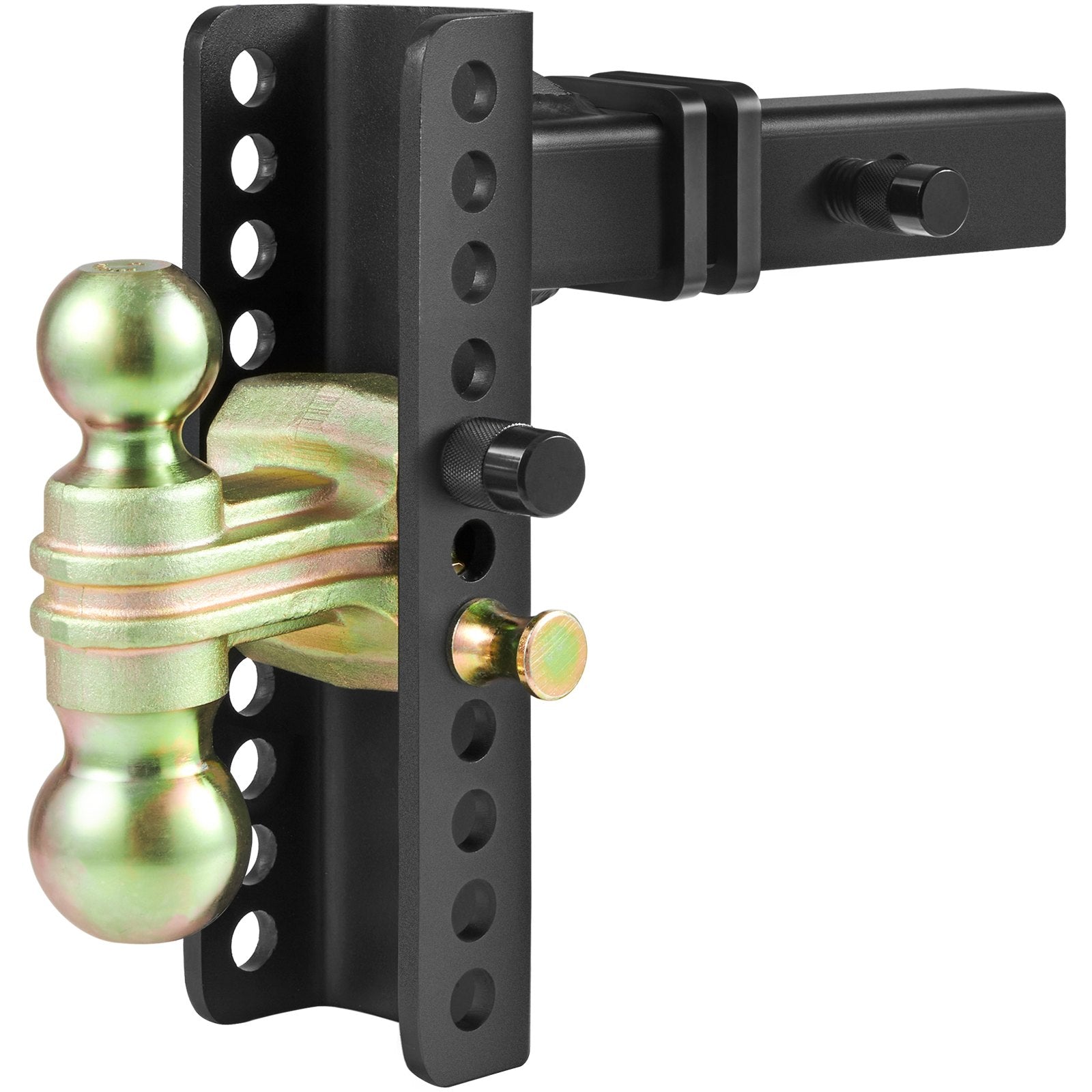Trailer Hitch Adjustable 203.2mm Drop 165.1mm Rise 50.8mm Receiver Tow Balls