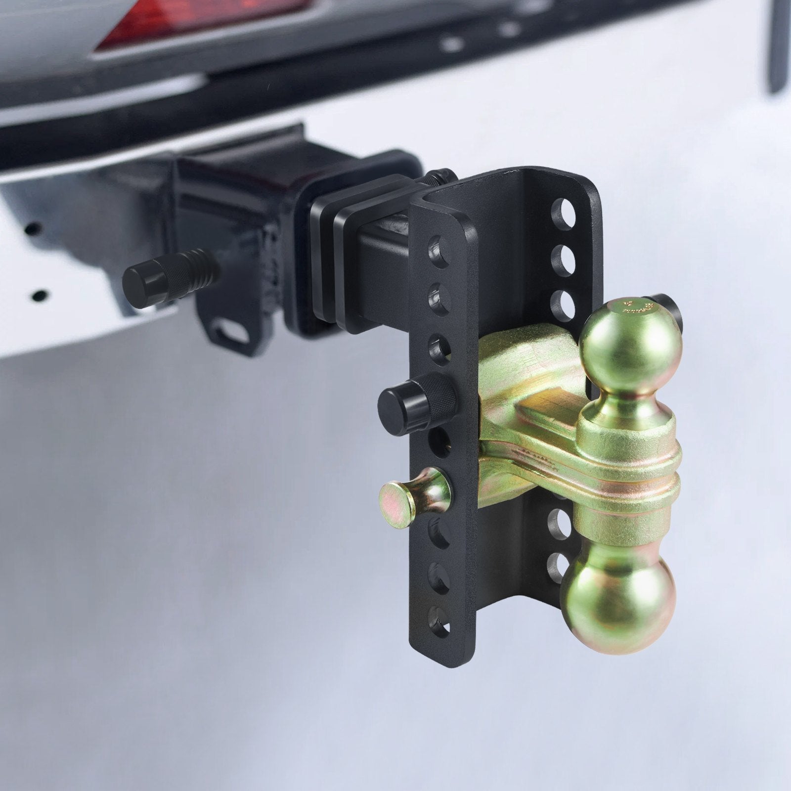 Trailer Hitch Adjustable 152.4mm Drop 114.3mm Rise 50.8mm Receiver Tow Balls