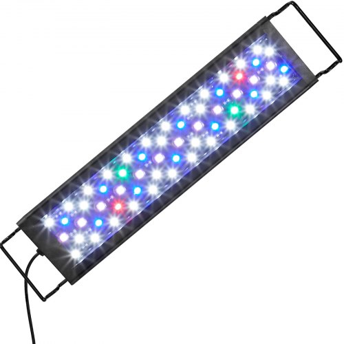 VEVOR 14W Aquarium Light Adjustable Timer 5-Level Brightness Freshwater Tank