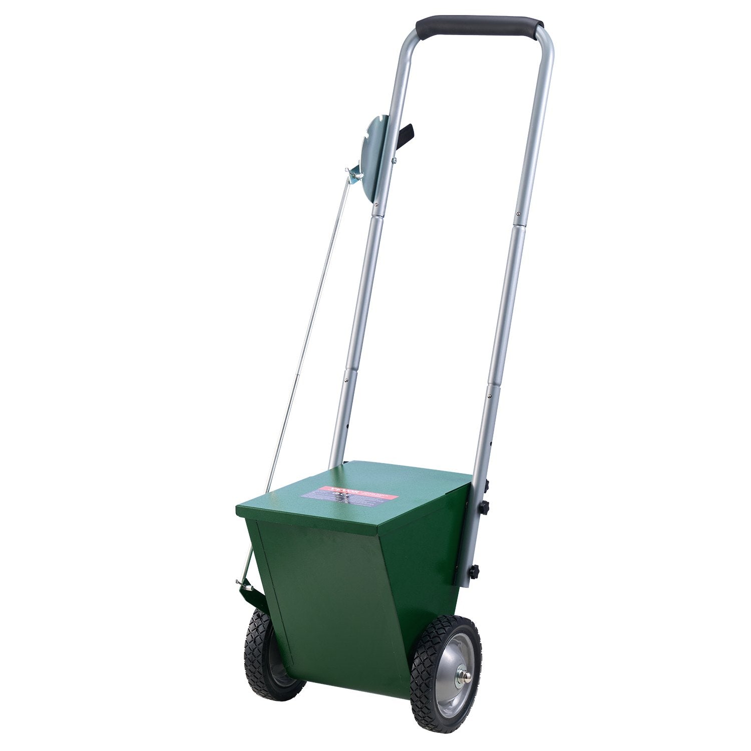 Dry Line Marker 2-Wheel 50/100mm Adjustable Field Chalker Rubber Handle Green