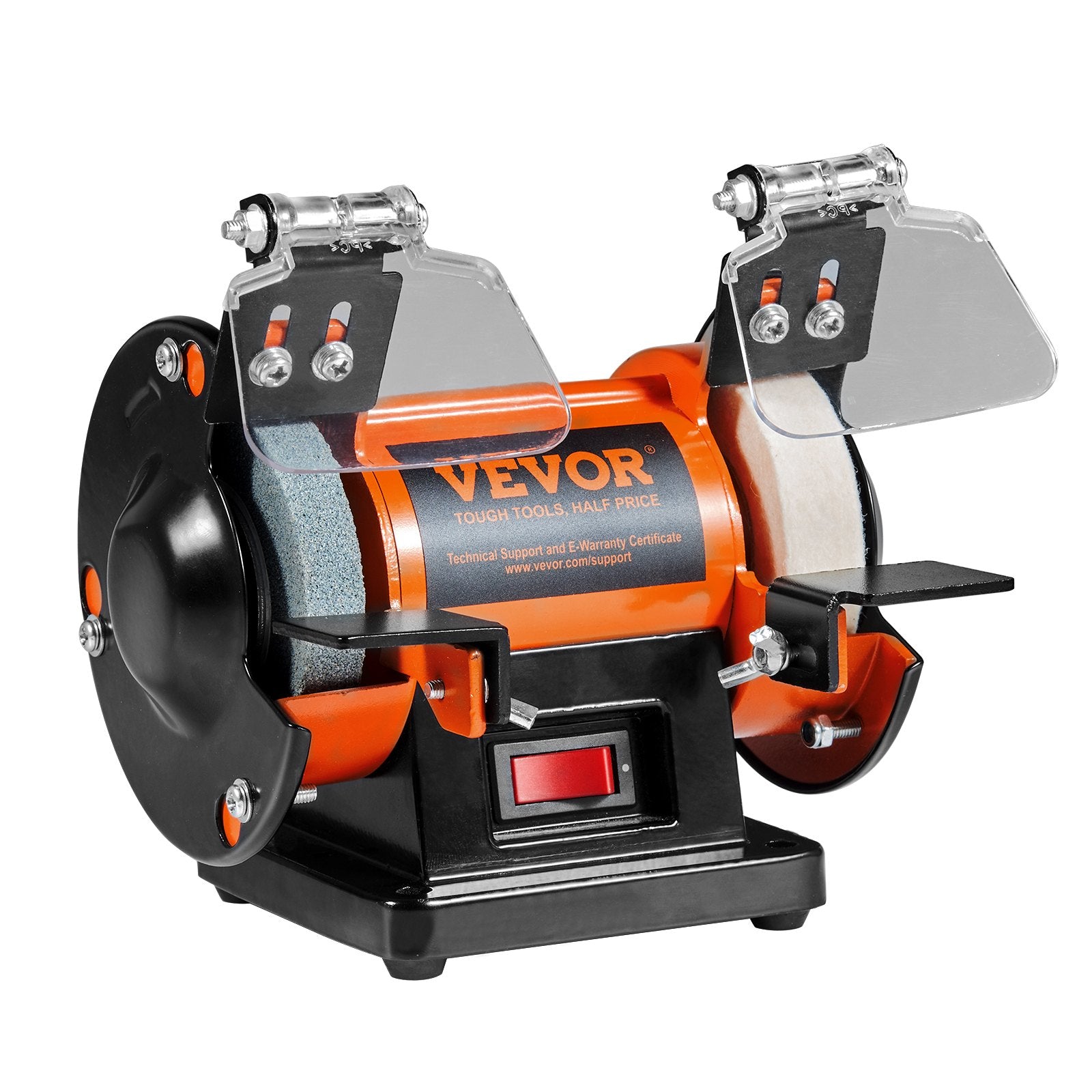 Jewelry Polisher Bench Grinder Buffing Machine 3590RPM Adjustable Speed