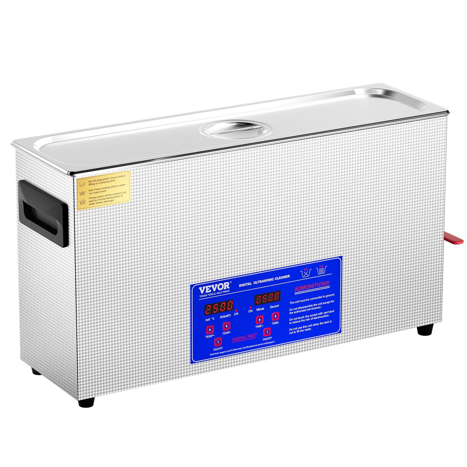 10L Ultrasonic Gun Cleaner 300W Digital 40kHz with Timer Heater for Gun Parts