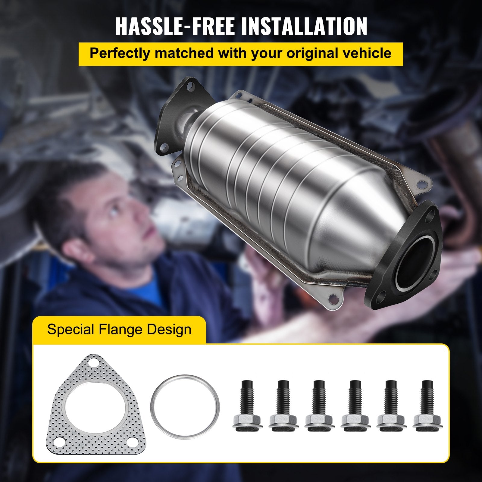 Catalytic Converter for 1998-2002 Honda Accord 2.3L, High Flow Stainless Steel