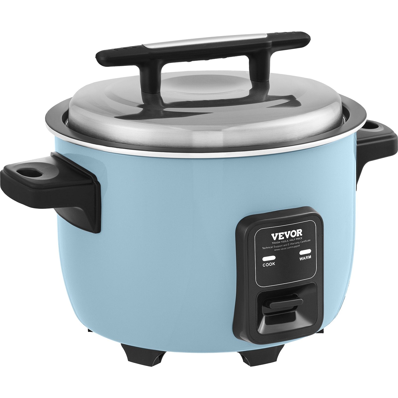 Commercial Rice Cooker 60-Cup 13L Large Nonstick Cooker with 24H Warmer & Paddle