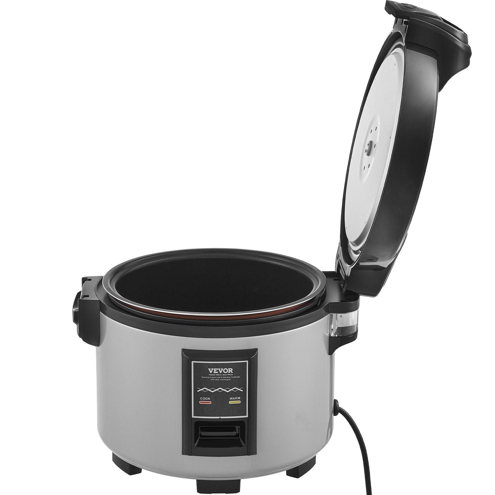 Commercial Rice Cooker 70-Cup 15L, Large Nonstick Cooker with Warmer & Paddle