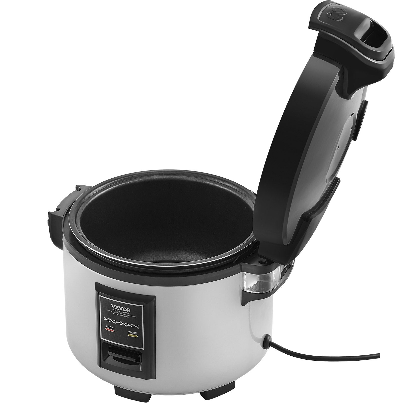 Commercial Rice Cooker 70-Cup 15L, Large Nonstick Cooker with Warmer & Paddle