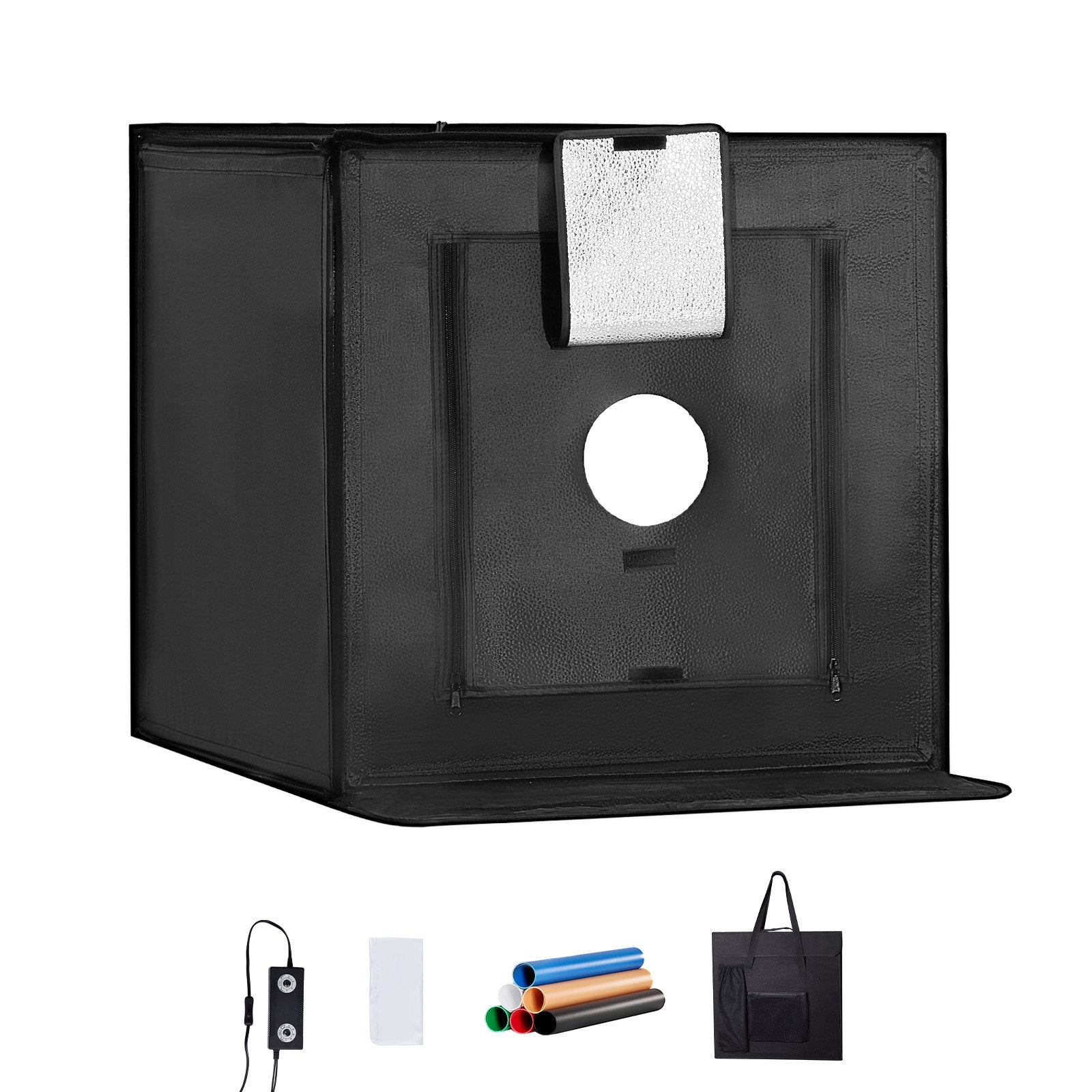Photo Studio Light Box 3000-5600K Adjustable Tent Kit 160 LED with 6 Backdrops