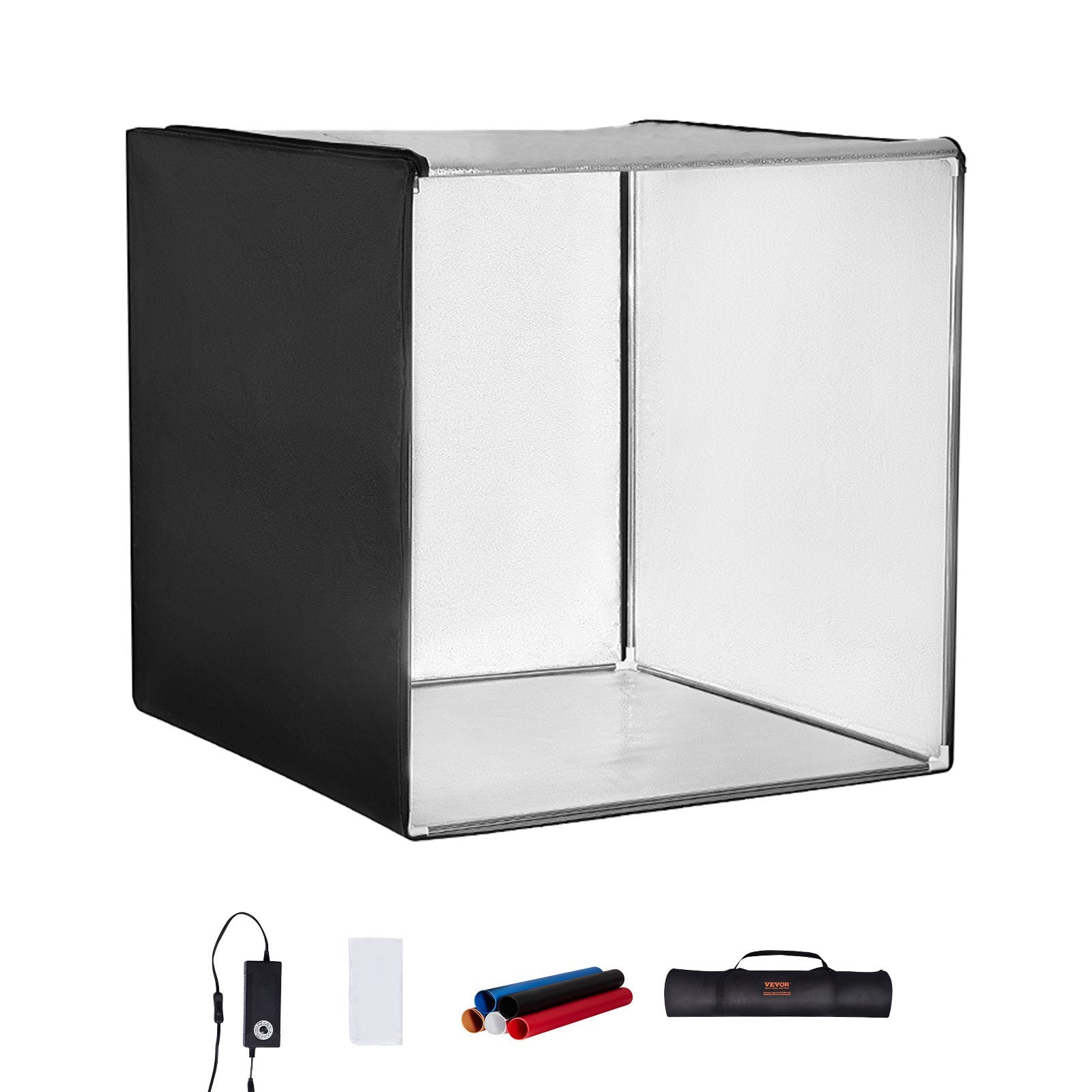 Photo Studio Light Box 5600K Shooting Tent Kit 210 LED with 5 Backdrops