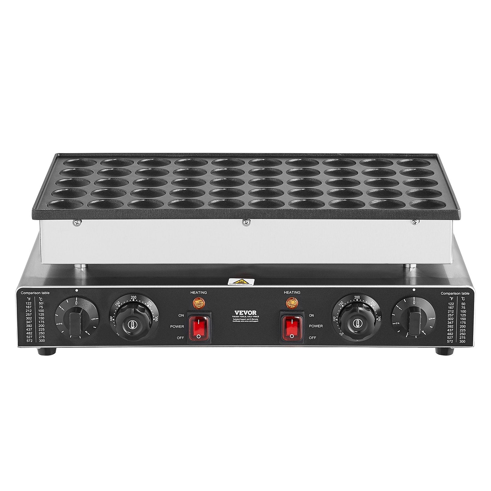 Mini Dutch Pancake Maker, 50pcs 43mm Dorayaki Baker, 1700W Electric Grill