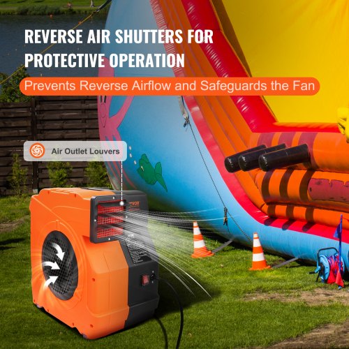 Inflatable Blower 1100W 1.7HP Commercial Air Pump 3100 RPM for Bounce House