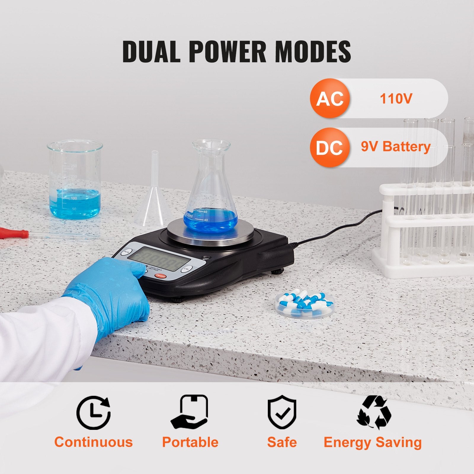 High Precision Digital Analytical Balance Lab Weighing Scale 0.001g–0.01g LCD