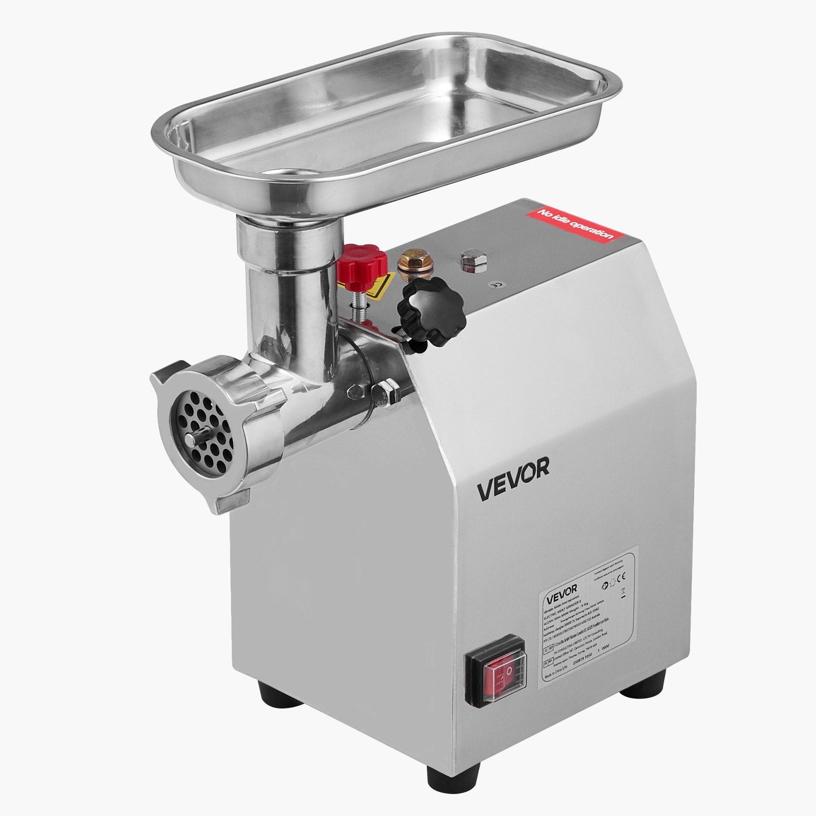 Electric Meat Grinder 4.5lbs/Min Industrial Mincer Blade Plate Sausage Maker