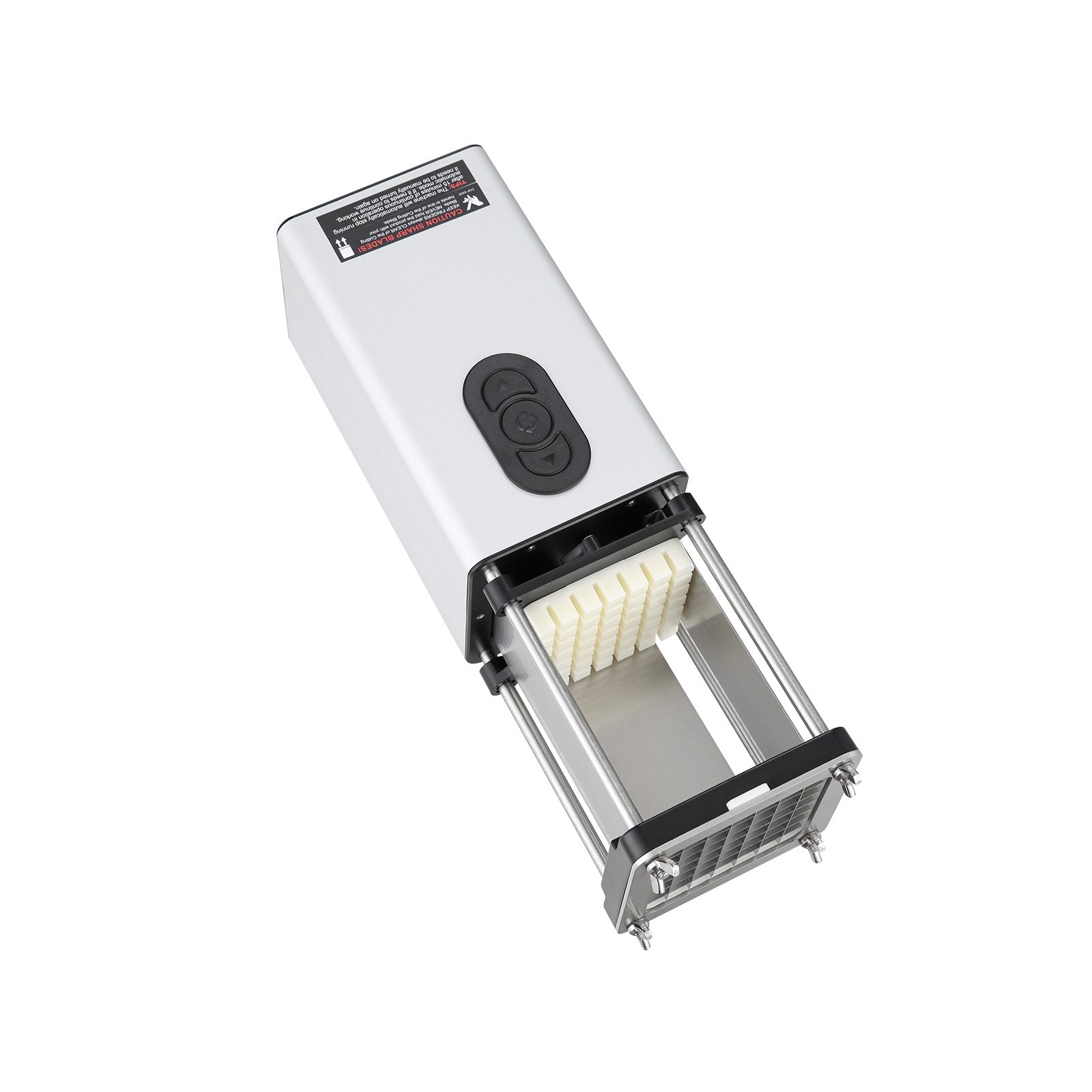 Electric French Fry Cutter Potato Slicer 1/2-Inch 3/8-Inch Stainless Blades