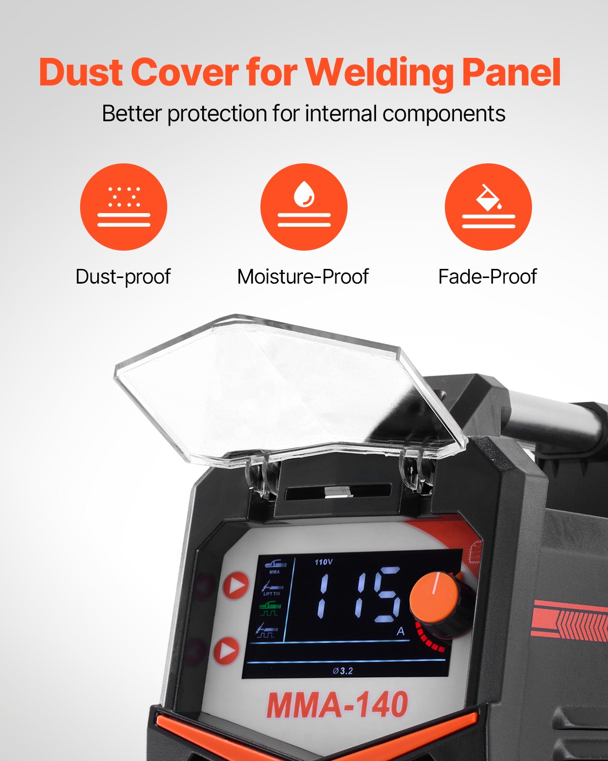 TIG Welder 140A 4-in-1 DC Pulse TIG MMA Lift TIG Synergic IGBT Hot Start