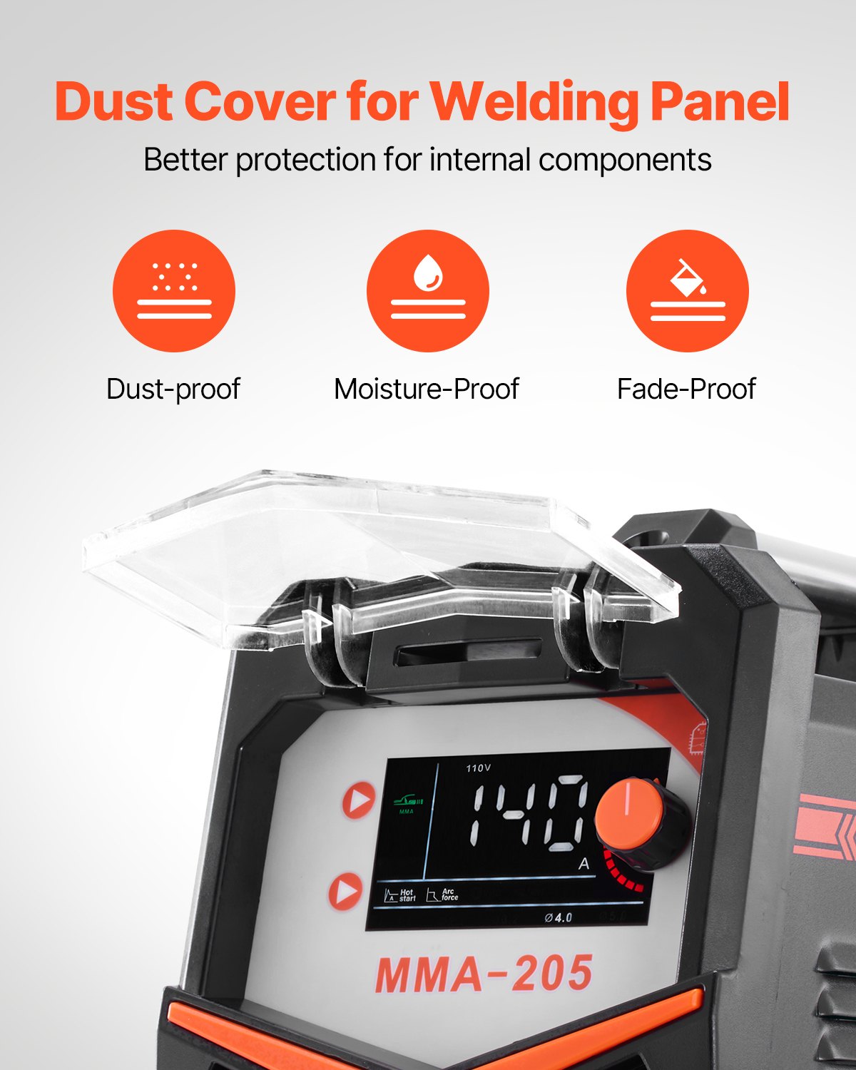 MMA Welder 205A 2 in1 MMA Lift TIG Stick Machine IGBT Inverter Digital Hot Start