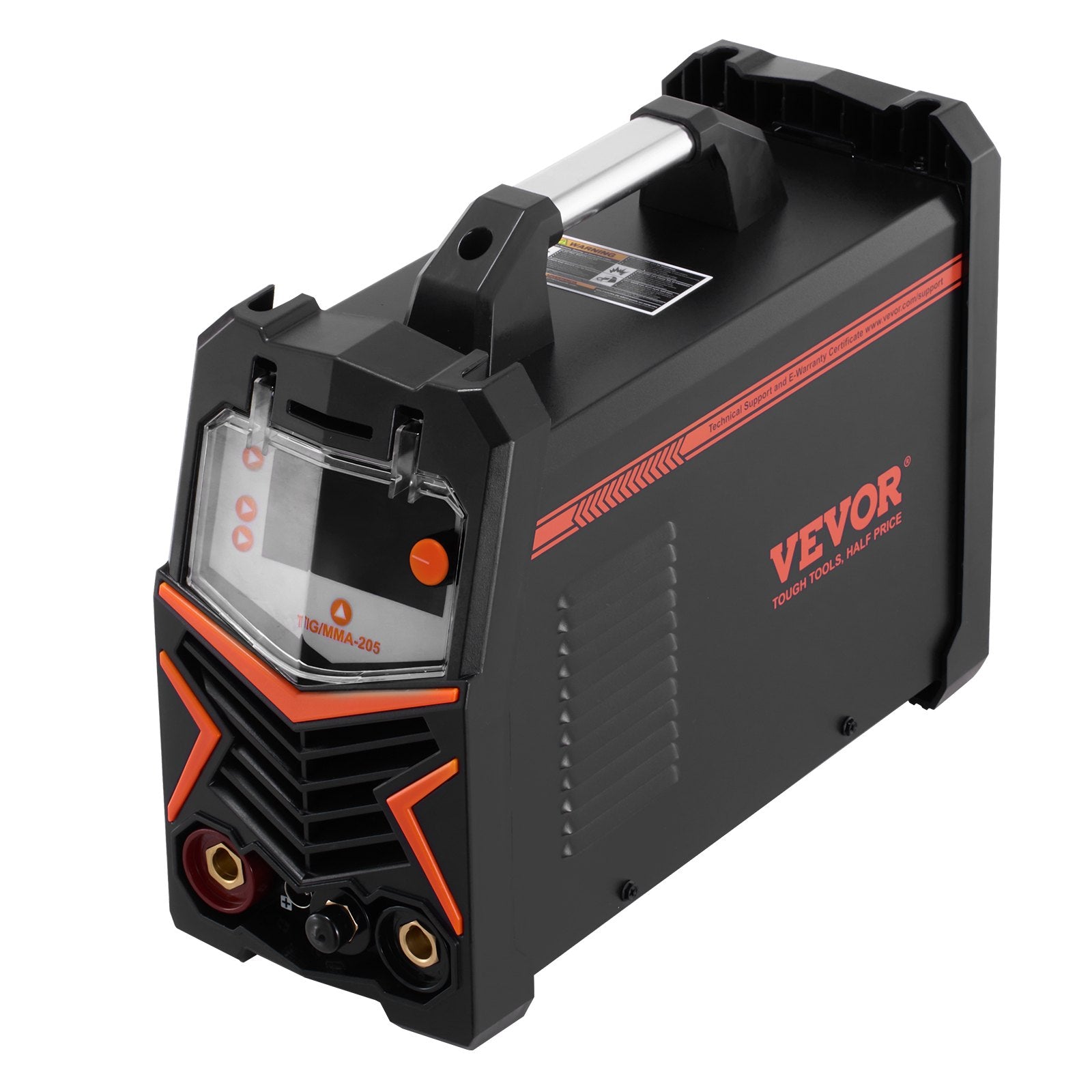 TIG Welder 205A 3-in-1 DC TIG Pulse MMA Machine Large LED IGBT HF Start