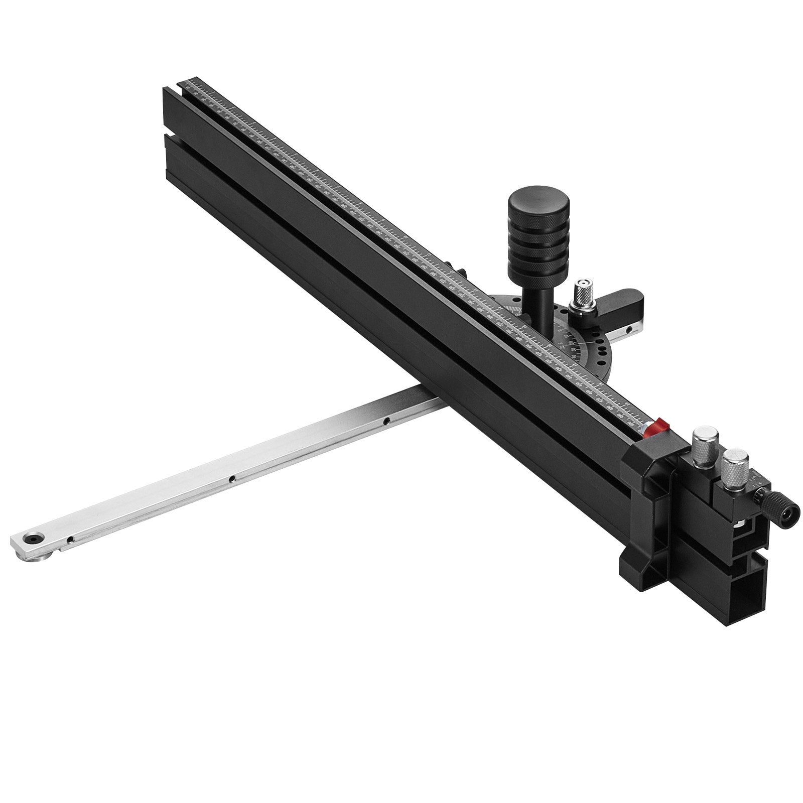 Precision Miter Gauge Aluminum Alloy Table Saw with 24 in Grating 15 Angle Stops