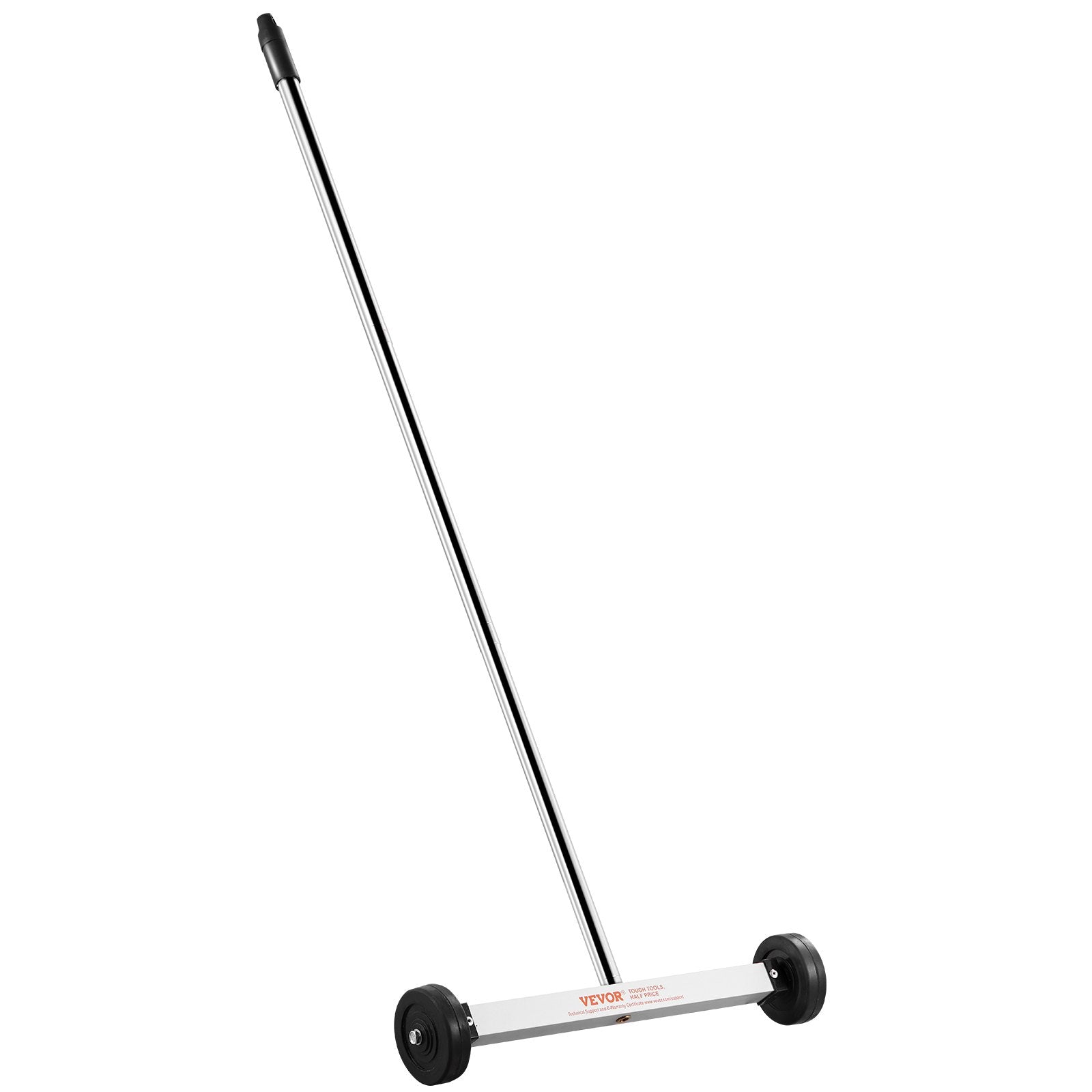 Magnetic Sweeper 15in Mini 8lbs Wheels Adjustable Handle Workshop Garage