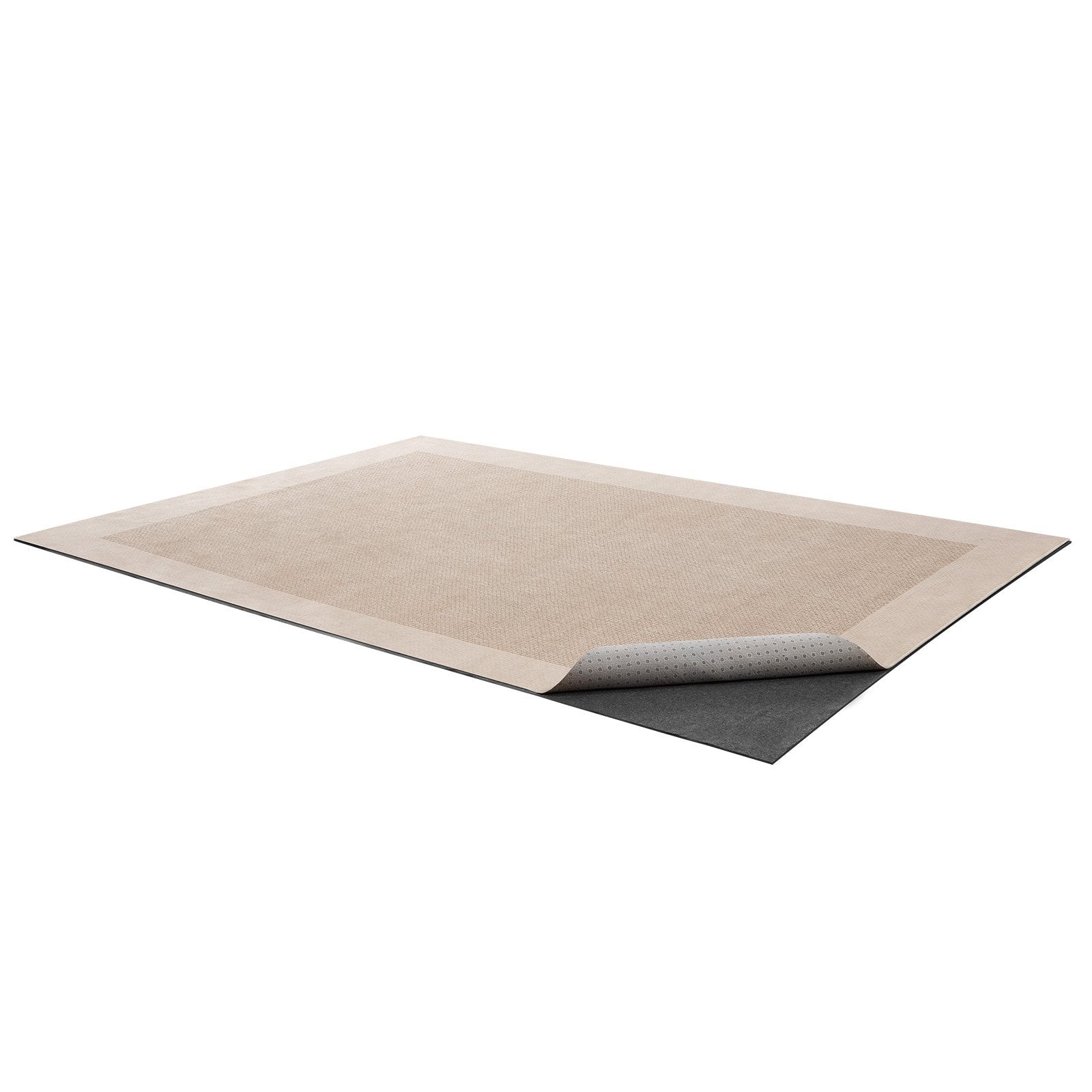 Non-Slip Rug Pad Carpet Underlay with Felt Cushion & Rubber Gripper