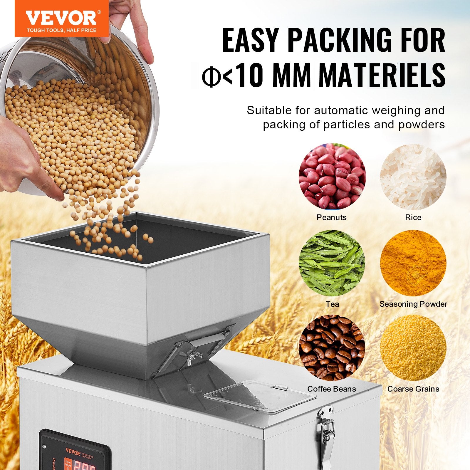 Automatic Powder Filling Machine 1-100g Intelligent Weighing Filler