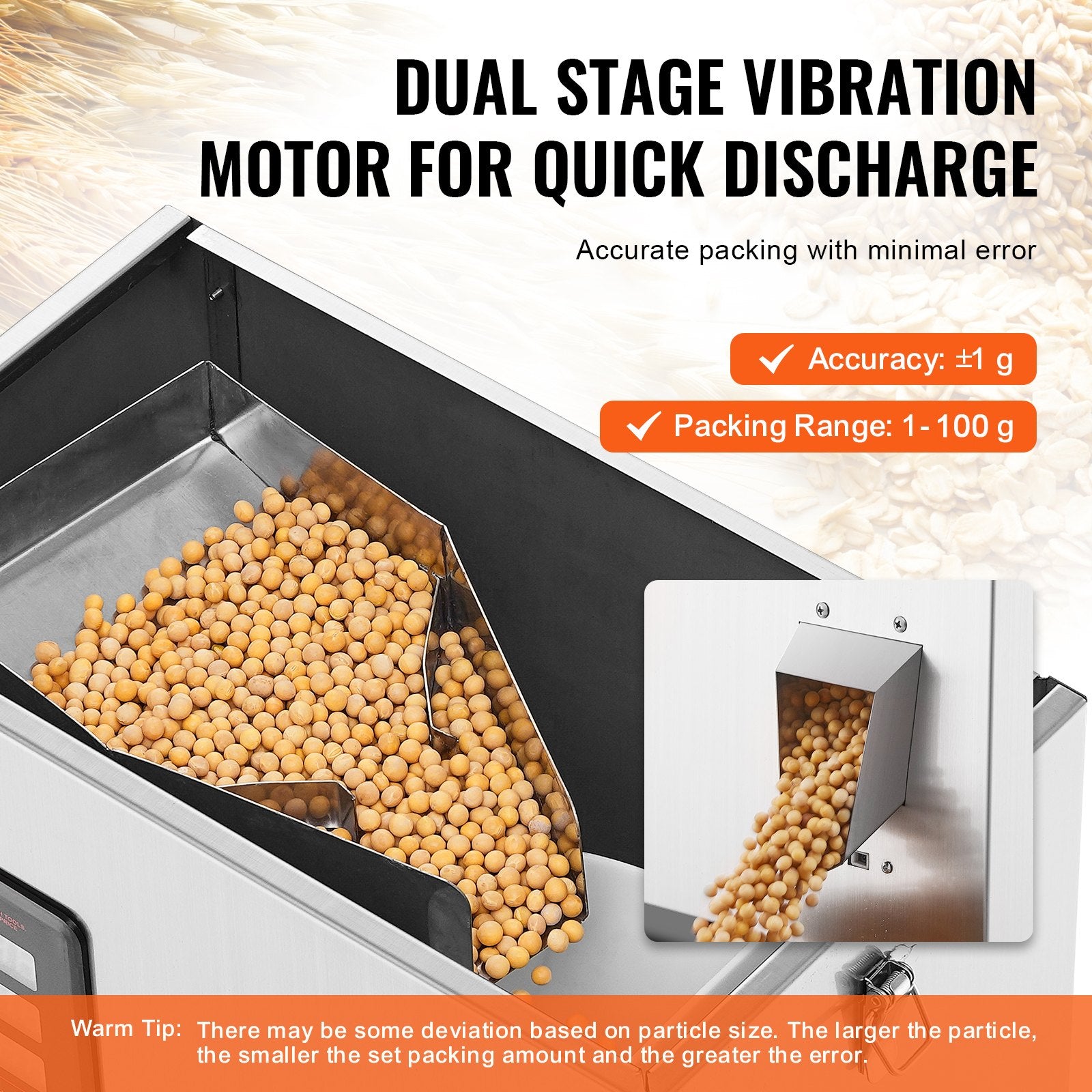 Automatic Powder Filling Machine 1-100g Intelligent Weighing Filler