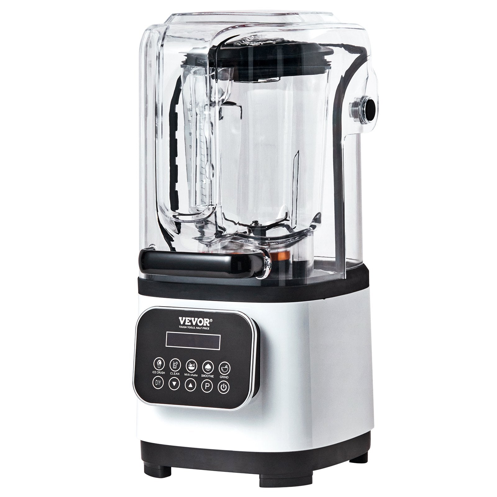 Professional Blender with Shield 2L Jar 9 Speed 5 Function Stainless Steel White