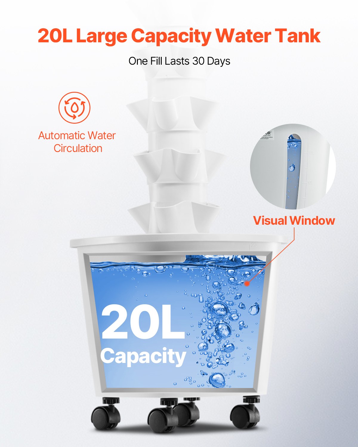 Hydroponic Growing System, 50 Pods 10-Tier Vertical Tower with Pump and Wheels