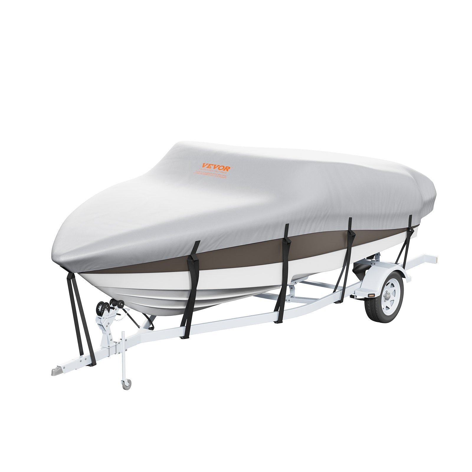 Waterproof Trailerable Boat 23-24 ft with Motor Cover and Buckle Straps