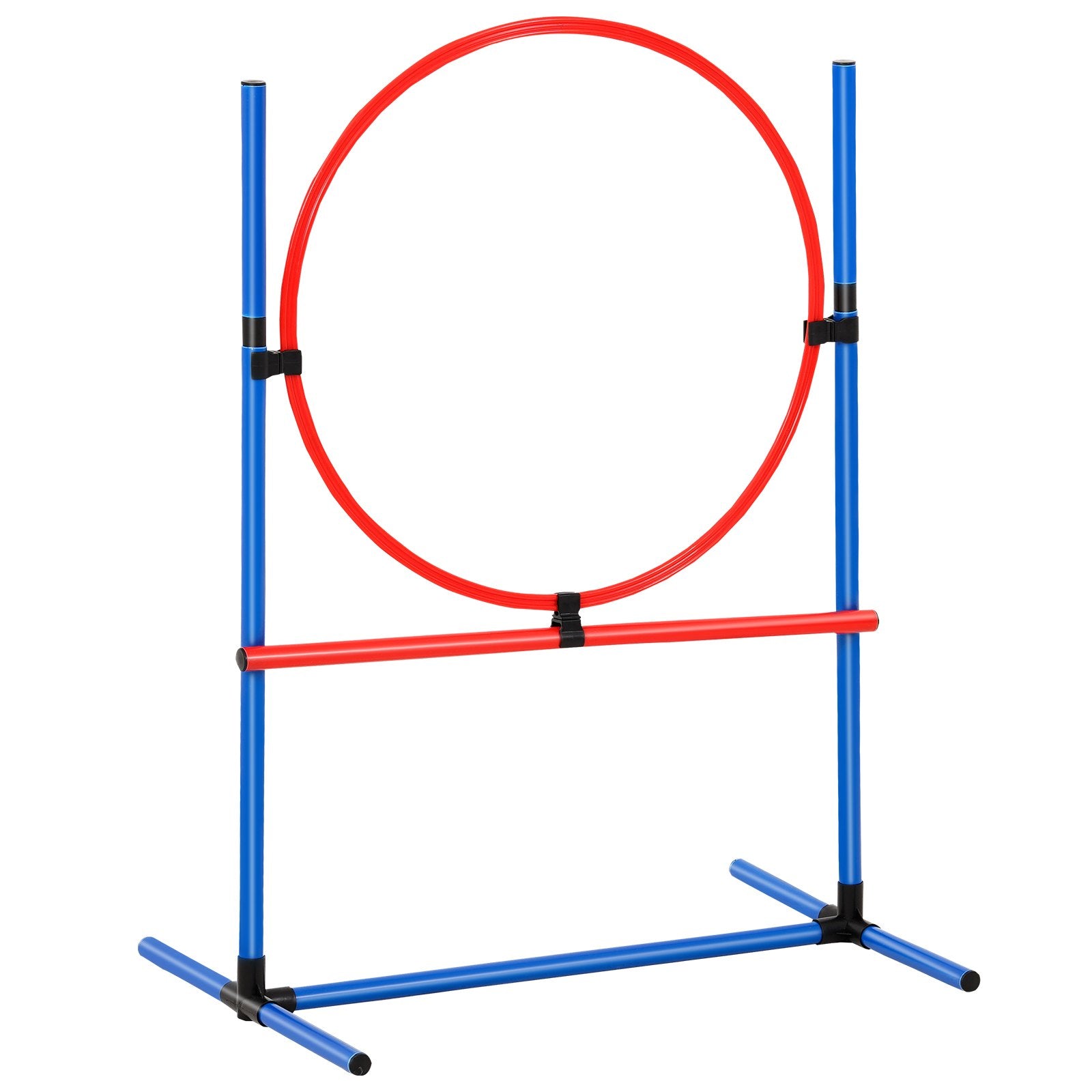 Dog Agility Training Set, 7 PCS w/ Hurdles, Weave Poles, 2 Tunnels, 3 Bags