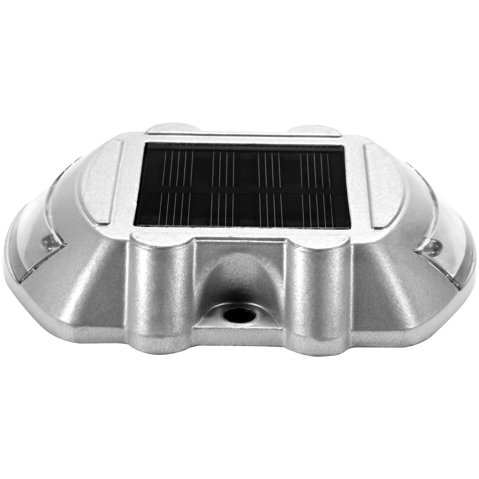 Driveway Lights 12-Pack Solar Bright White Deck Lights 6 LEDs Outdoor