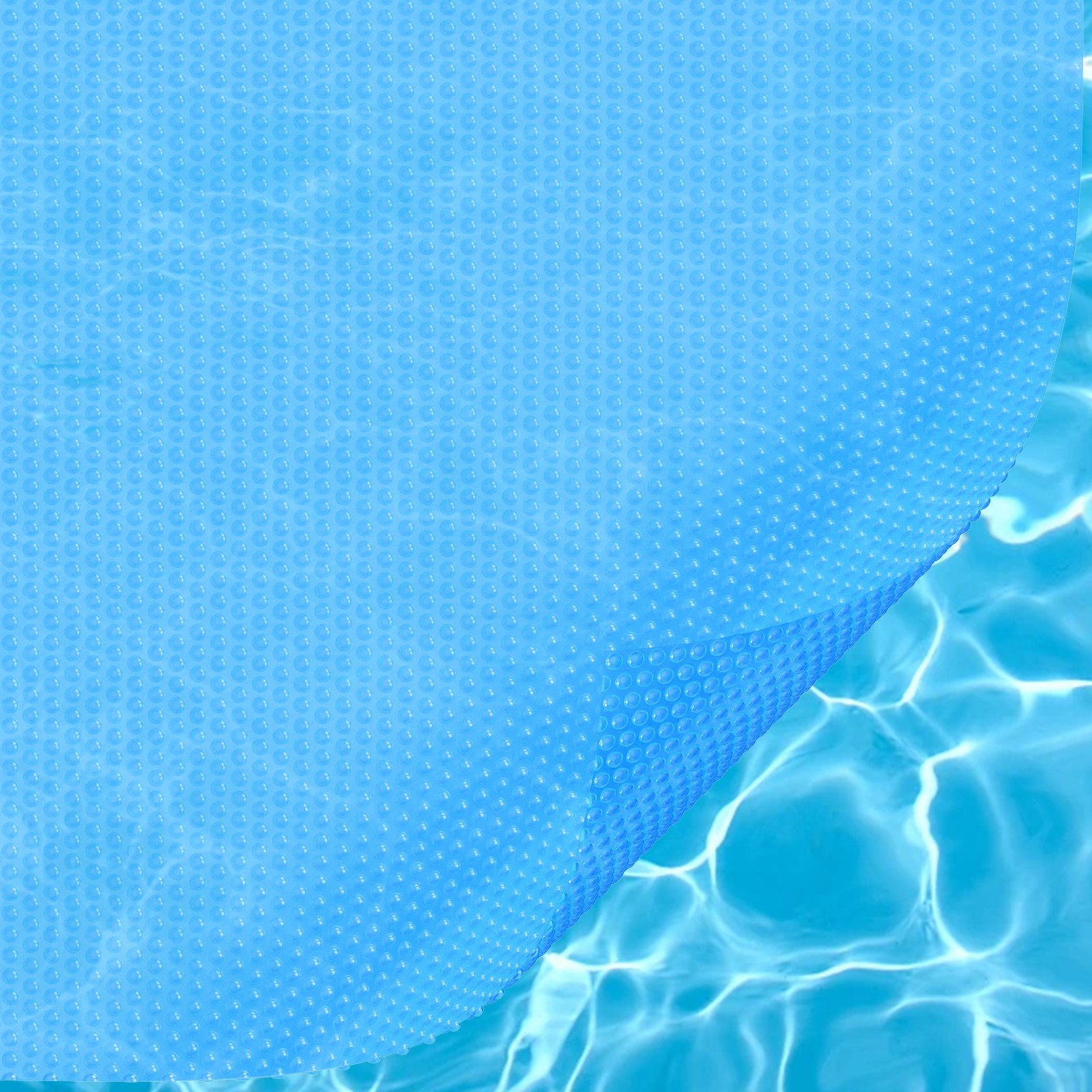 24 x 12 ft Solar Pool Cover 12 mil Blue Rectangle Solar Blanket