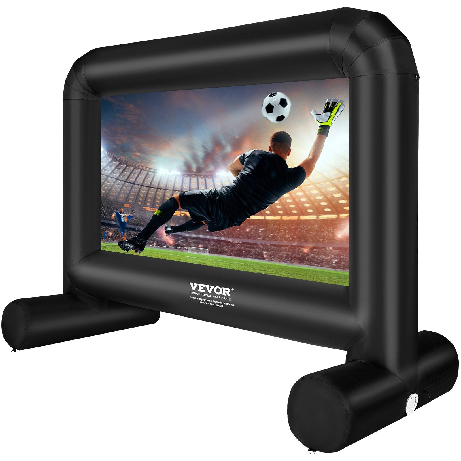 Inflatable Movie Screen 14FT Outdoor Projector Screen with Blower Carrying Bag