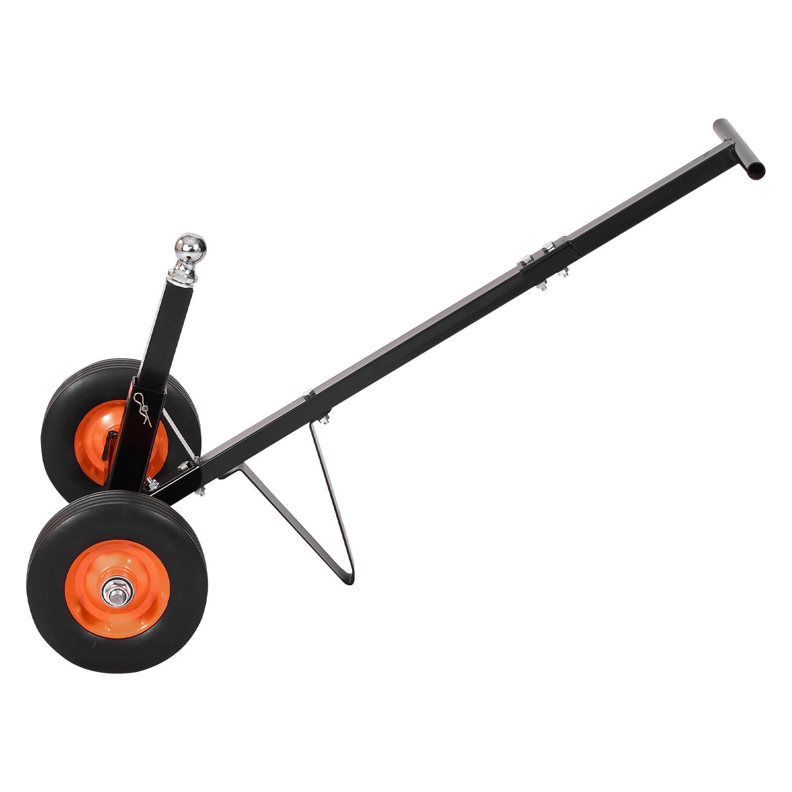 Trailer Dolly 600lbs Carbon Steel Mover with 1-7/8" Hitch Ball and 10" Tires