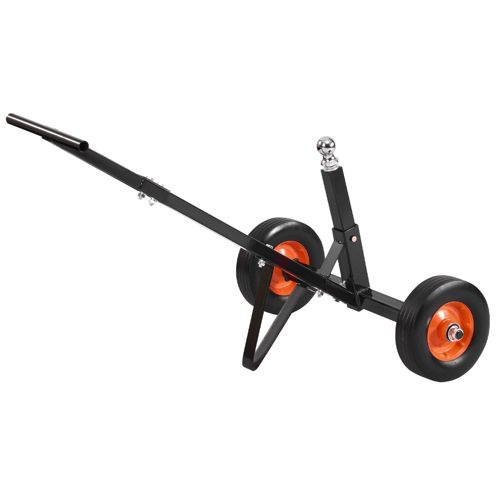 Trailer Dolly 600lbs Carbon Steel Mover with 1-7/8" Hitch Ball and 10" Tires