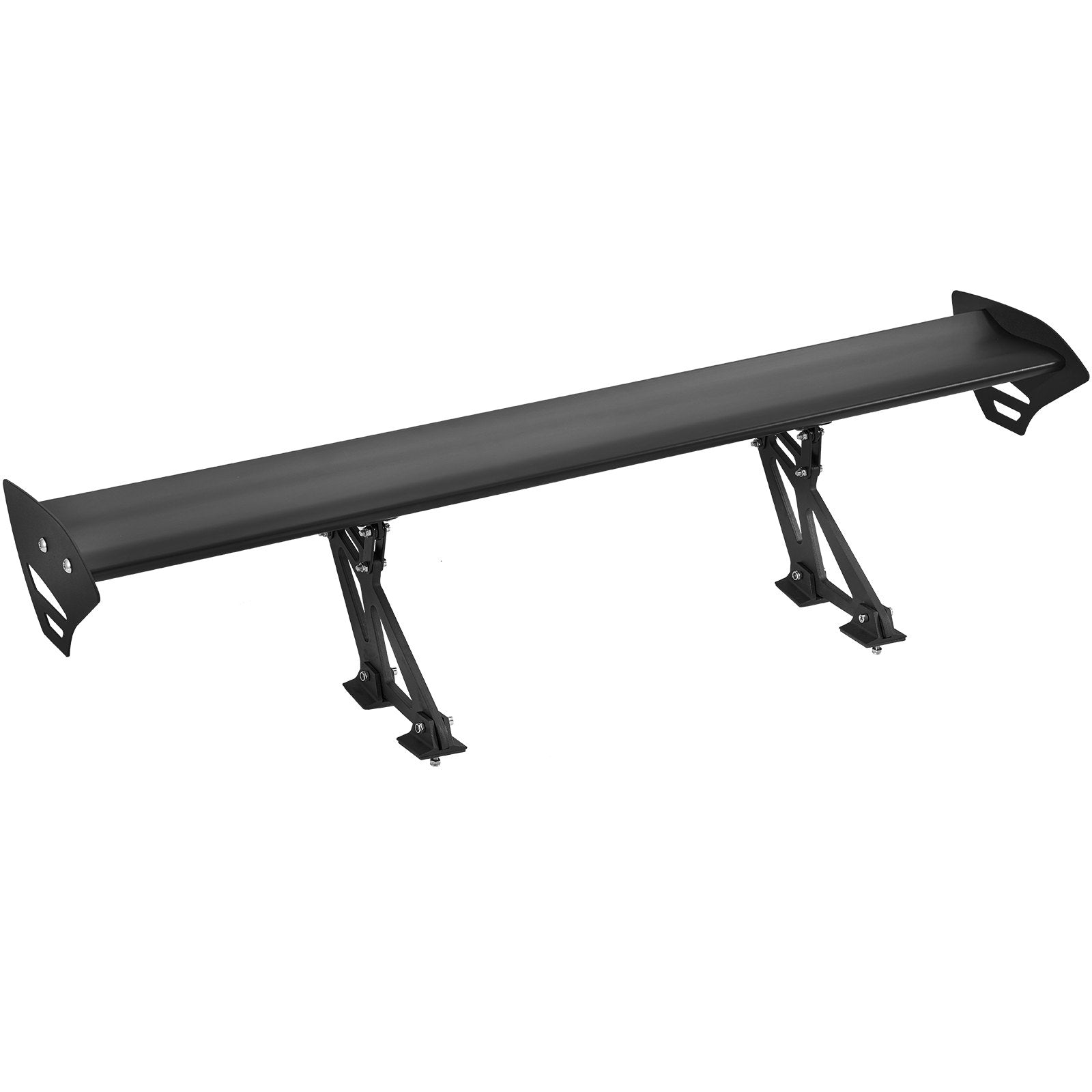GT Wing Car Spoiler 43.3 in Single Deck Adjustable Aluminum Racing Black