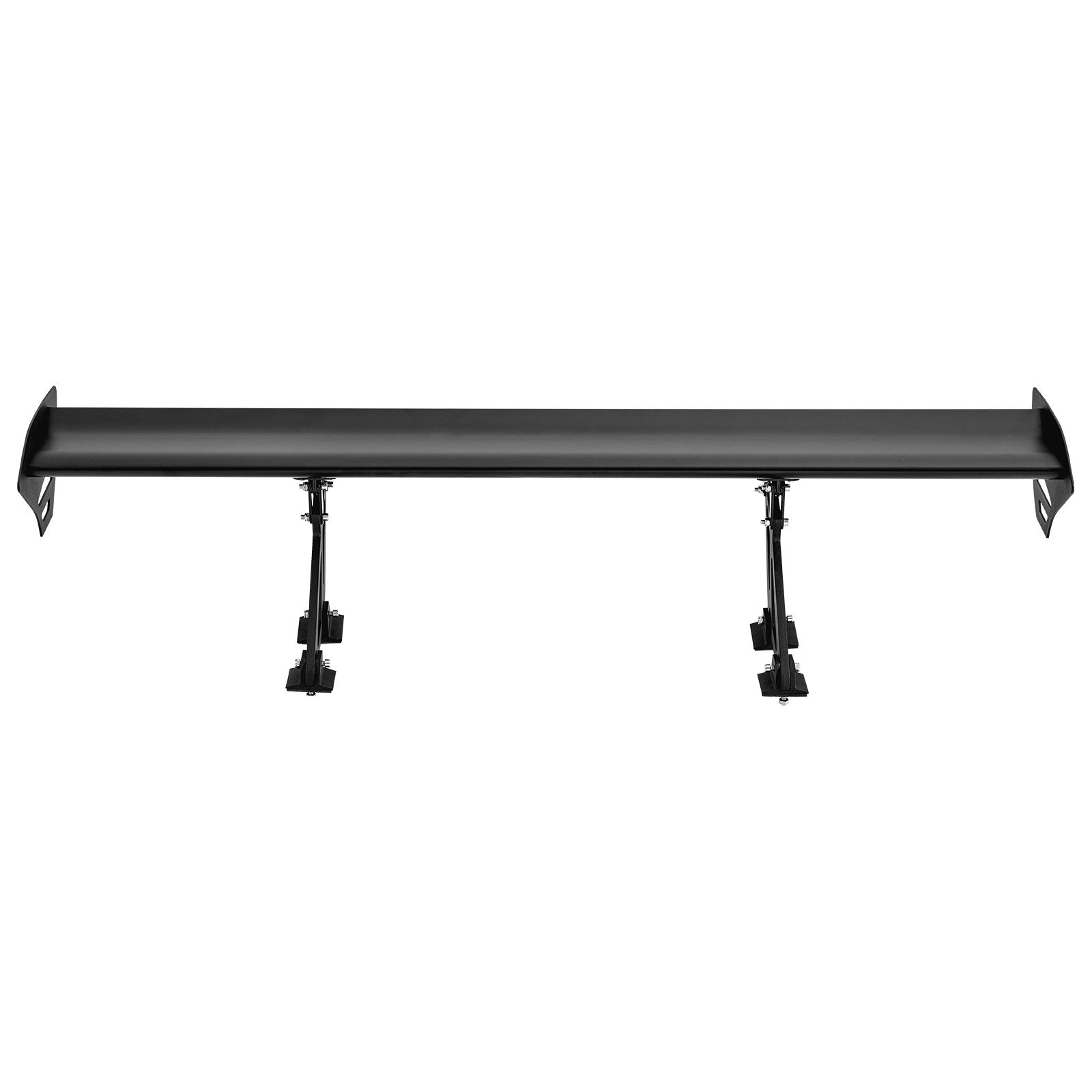 GT Wing Car Spoiler 43.3 in Single Deck Adjustable Aluminum Racing Black