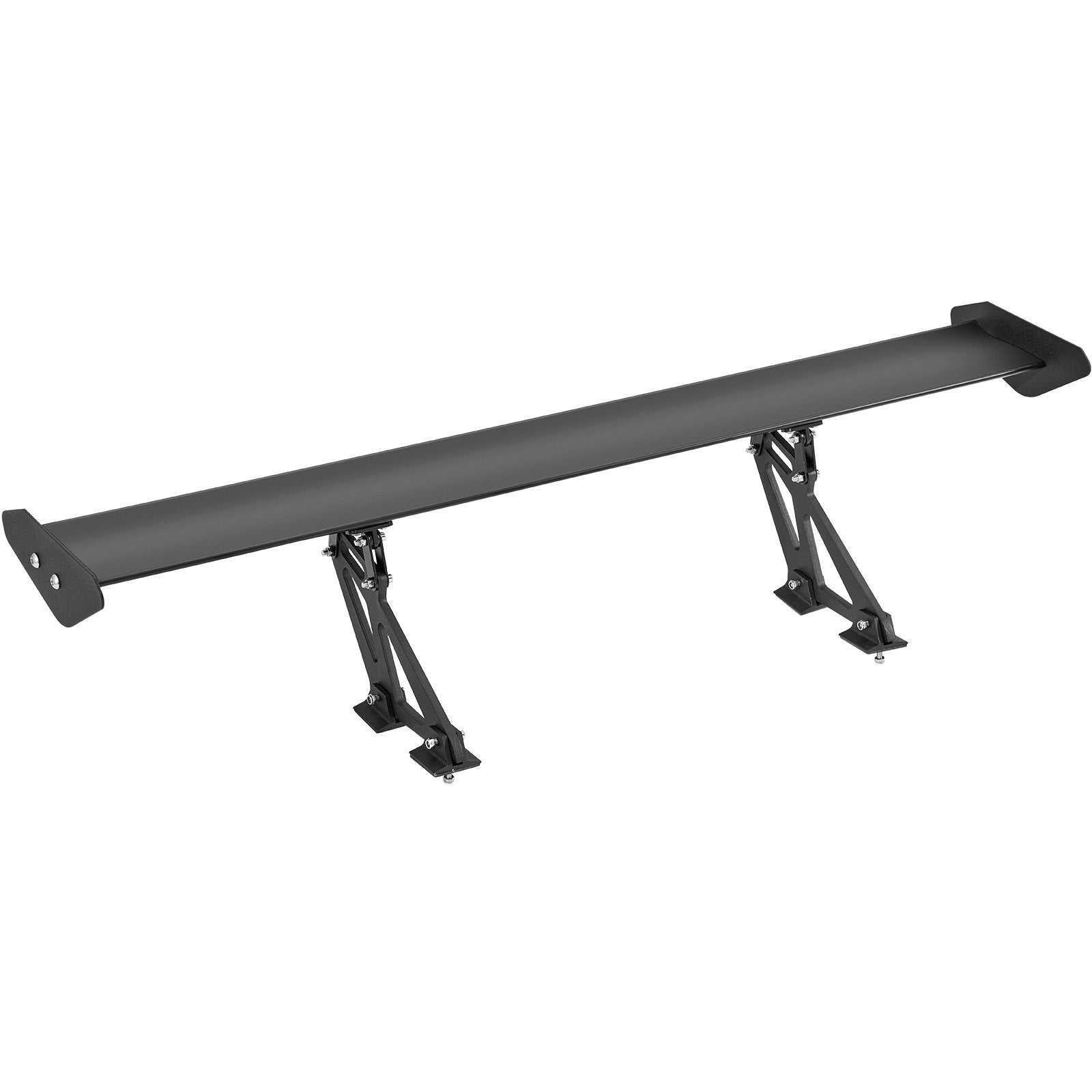 GT Wing Car Spoiler 43.3 in Single Deck Adjustable Aluminum Racing Black