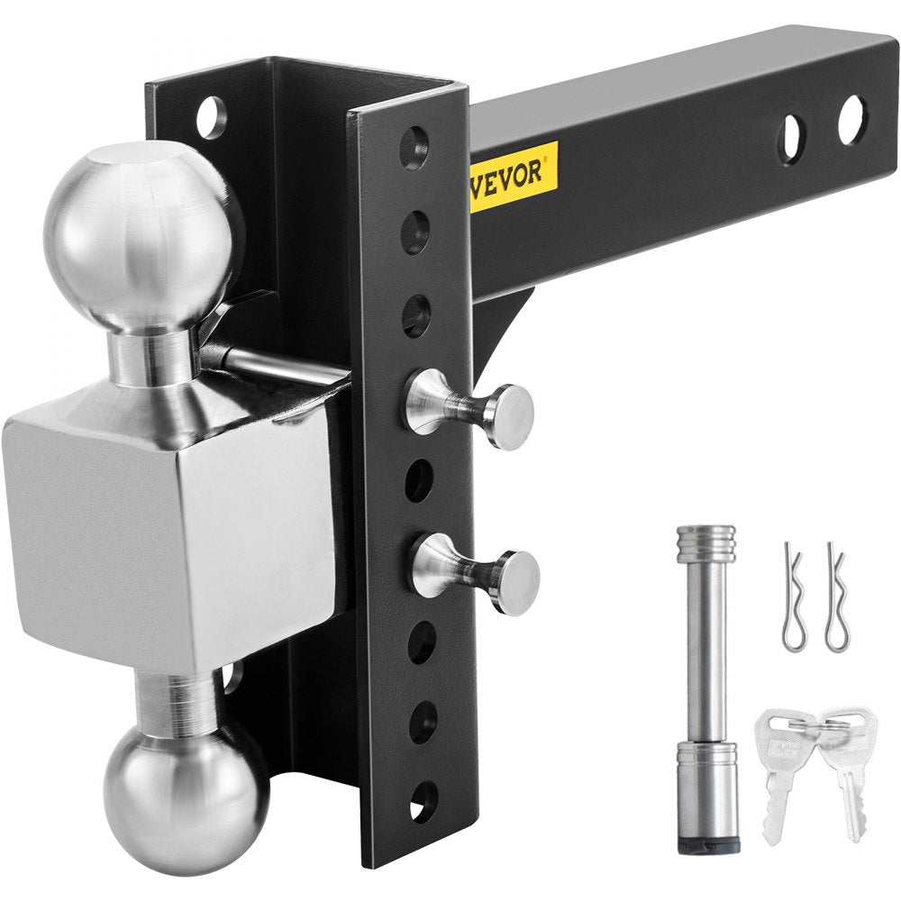 Adjustable Trailer Hitch 50.8mm Receiver 15cm Drop 6350kg Adjustable Hitch