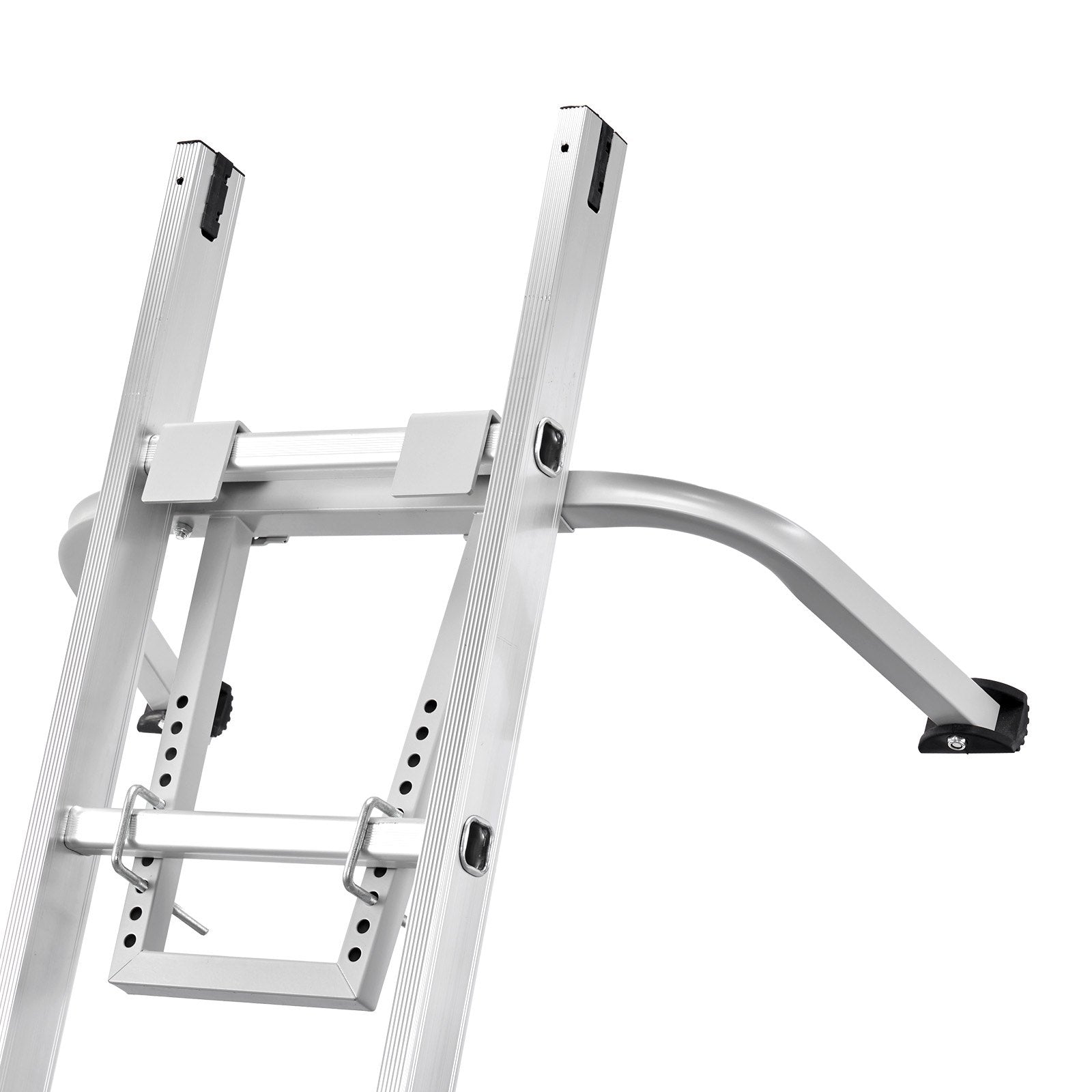 Ladder Stabilizer Heavy Duty Steel Roof Hook with Wing Span Standoff Anti-Slip