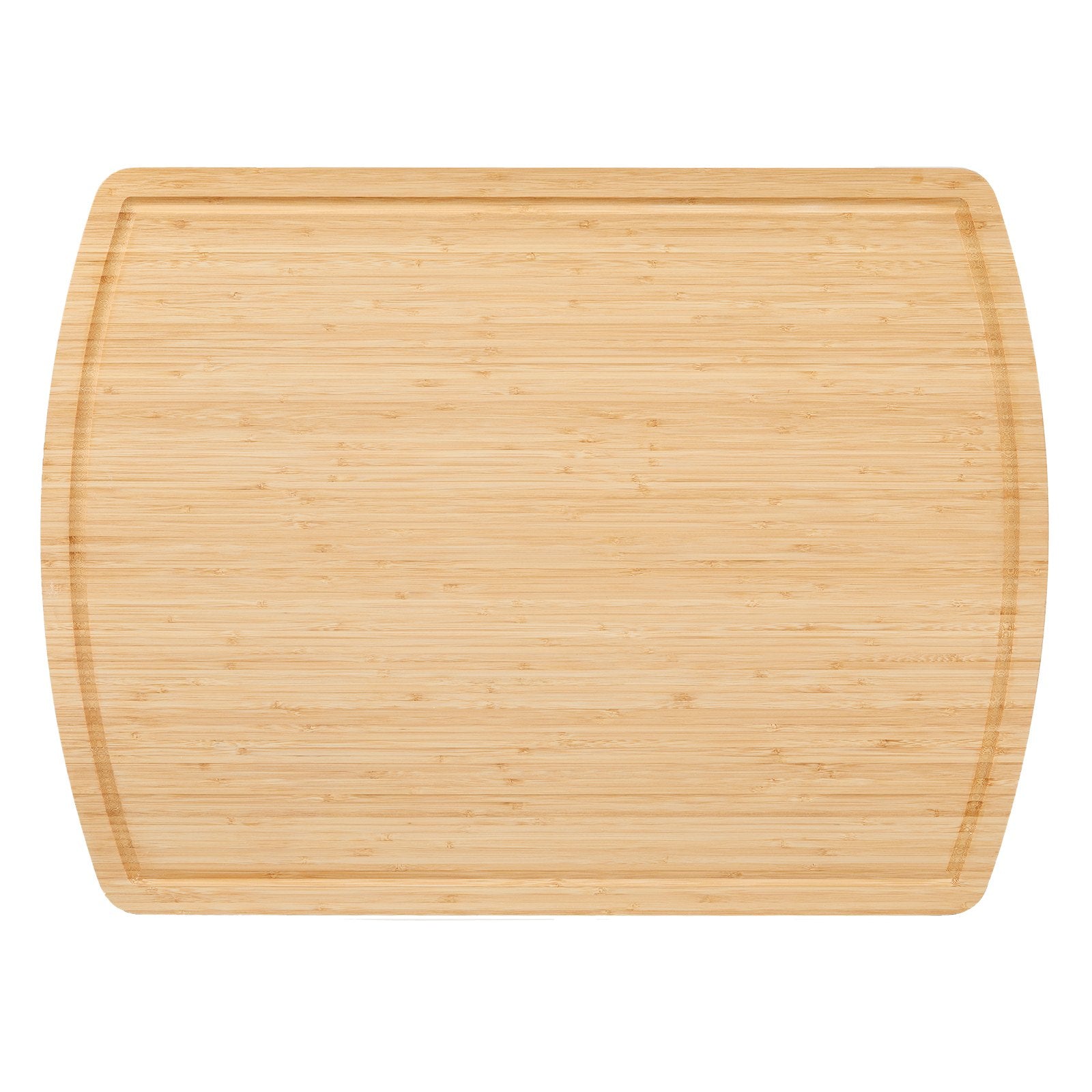 Bamboo Noodle Board Stove Top Cover Cutting Board with Juice Grooves