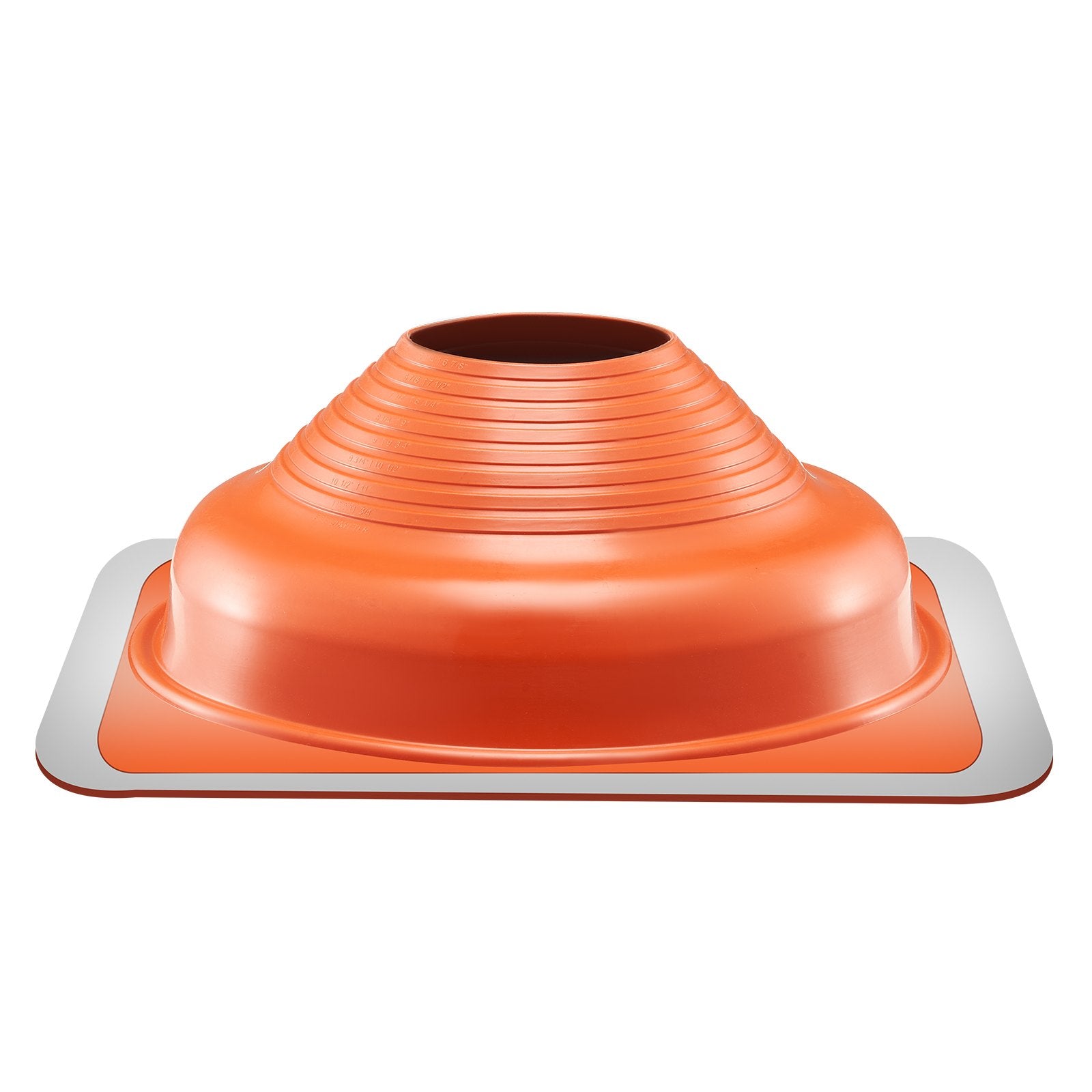2 PCs Roof Pipe Flashing Boots, Flexible Silicone Pipe Flashing 160-300mm Red