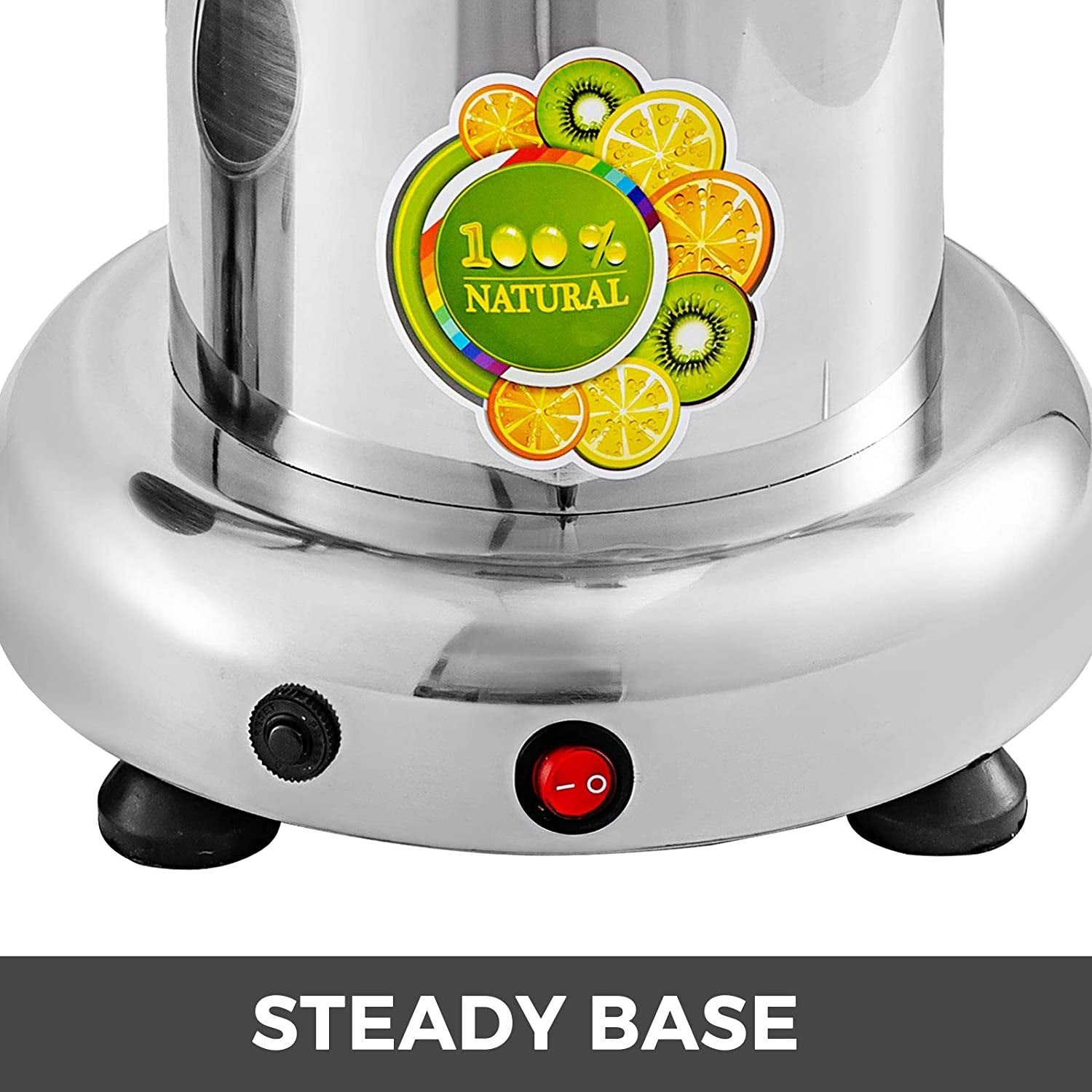 Juice Extractor 370W Commercial 176lbs/hr Stainless Steel Centrifugal Juicer