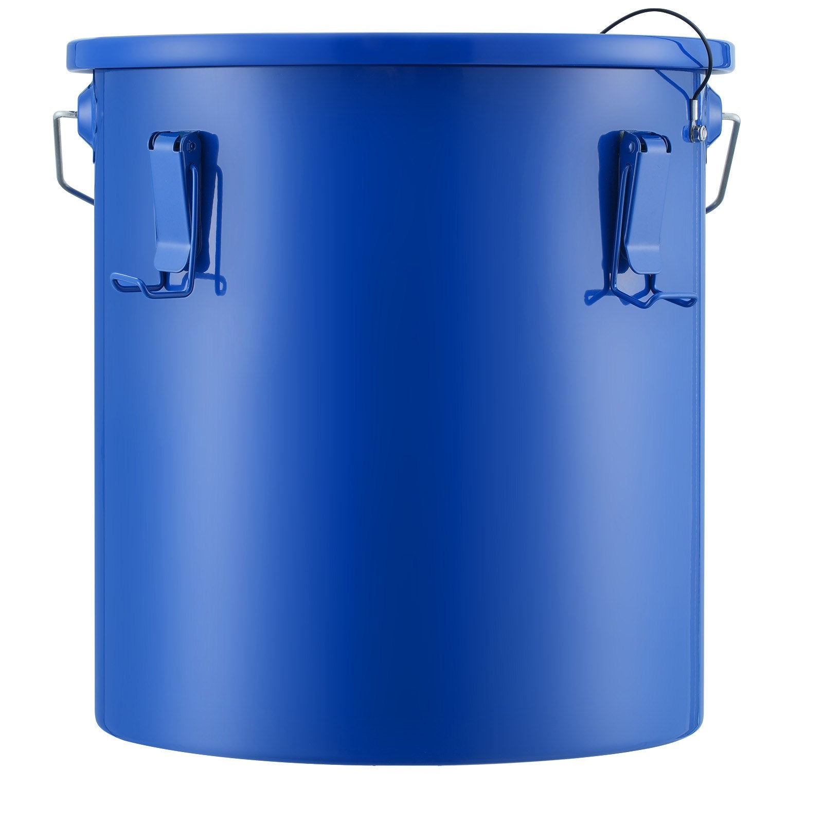 22.7L Fryer Grease Bucket Carbon Steel Oil Disposal Caddy with Lid Filter Bag