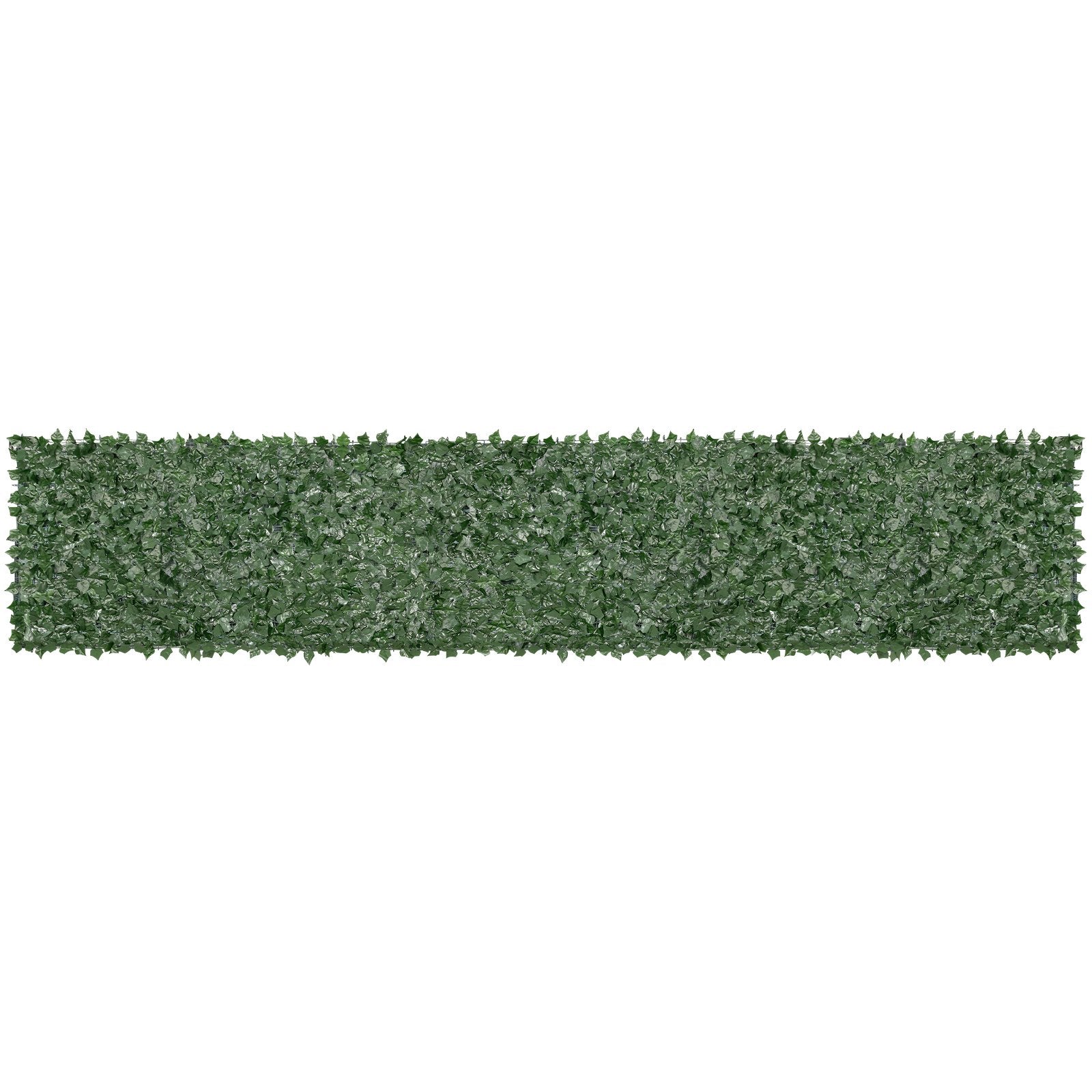 Ivy Privacy Fence 39x198in Artificial Green Wall Screen with Mesh Backing