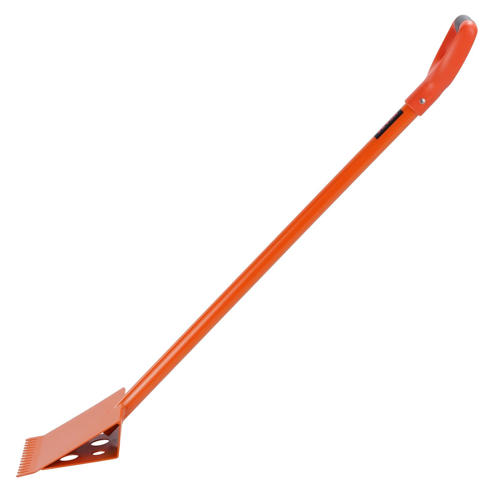 Shingle Shovel 1 Pack D-Grip Handle 45# Steel Roof Ripper Lightweight, Orange