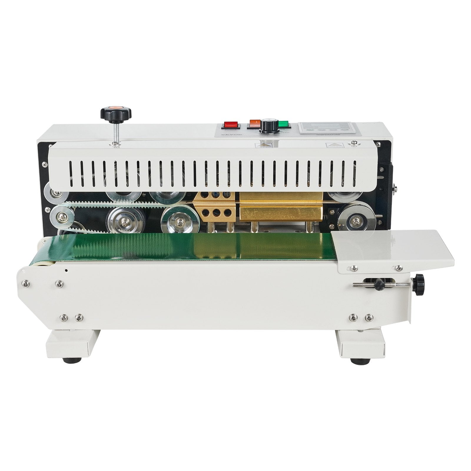 Continuous Bag Band Sealing Machine 6-12 mm Seal Width Carbon Steel Bag Sealer