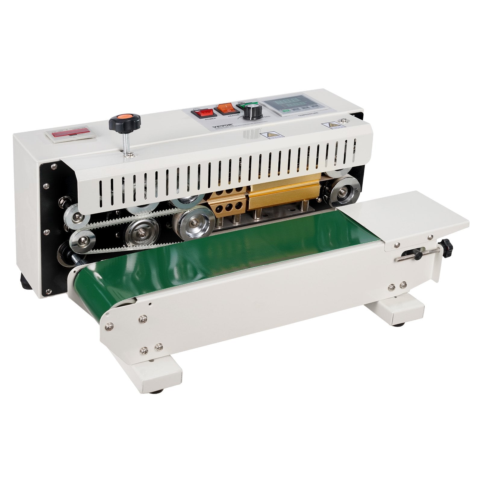 Bag Sealing Machine Continuous Band 6-12mm Seal Width Digital Count Function